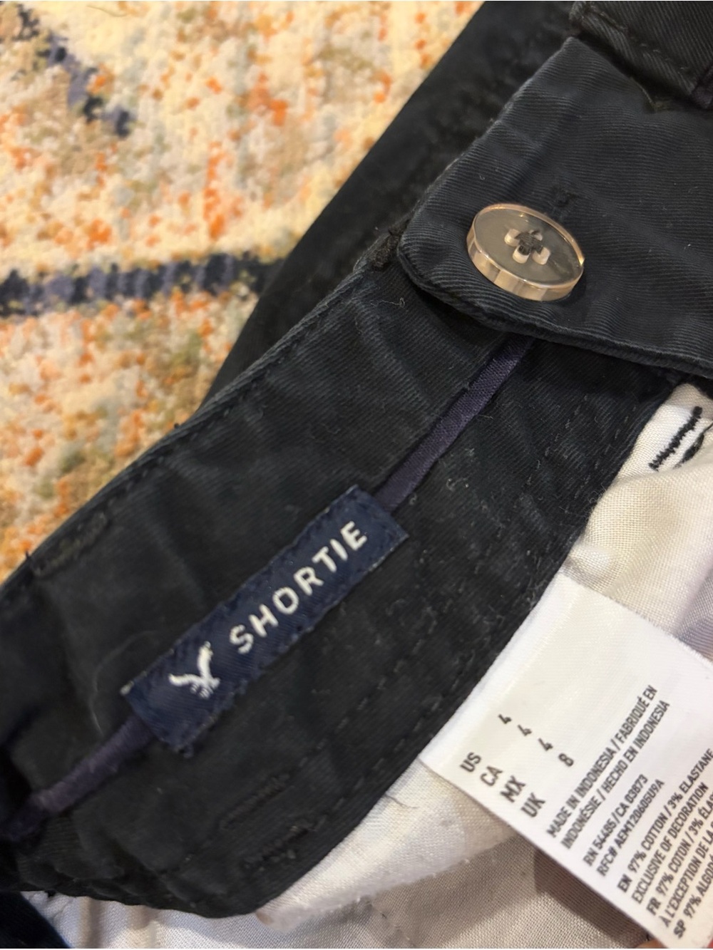 American Eagle Outfitters Black Shortie Shorts
